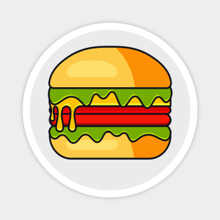 Cheese Burger Magnet